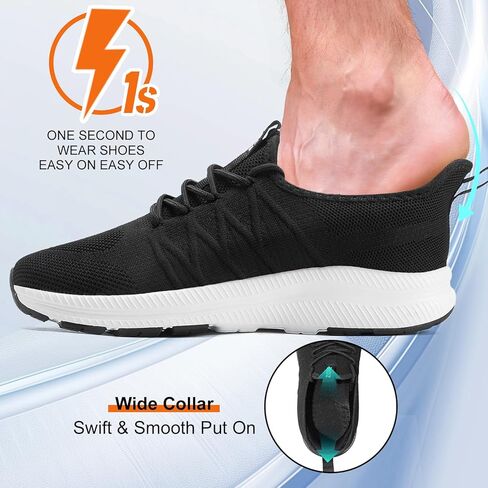 ZOVE Wide Toe Box Shoes for Men Extra Wide Width Sneakers Non-Slip Ultra Light Wide Tennis Running Shoes Breathable Casual Walking Sneakers Diabetes Workout Gym Jogging Sports in Kuwait