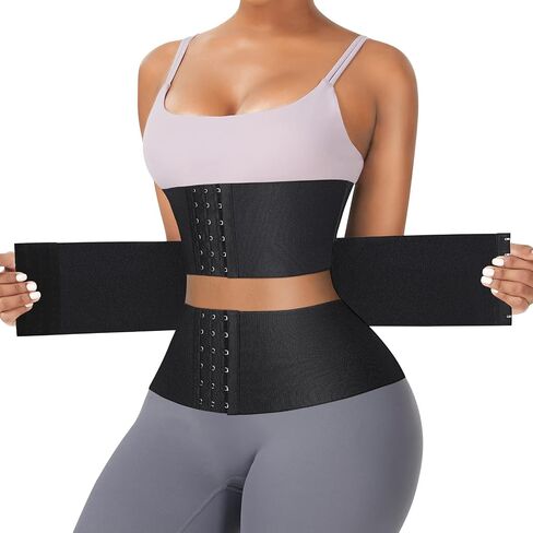 FeelinGirl Waist Trainer for Women Fajas Corset Underbust Waist Cincher Sport Girdle Hourglass Body Shaper in Saudi Arabia