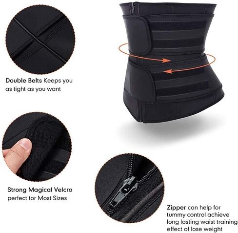 Waist Trainer Wrap Plus Size Seamless Sports Workout Corset Tops For Women Fashion in Saudi Arabia