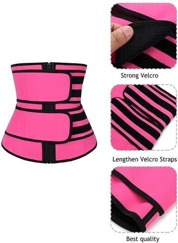 Waist Trainer Wrap Plus Size Seamless Sports Workout Corset Tops For Women Fashion in Saudi Arabia