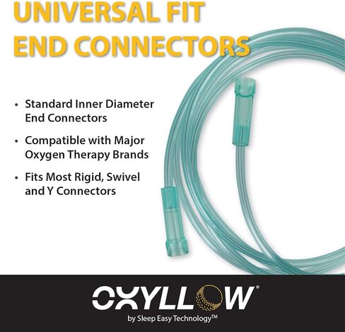 Premium 25 FT Oxygen Tubing | 6-Channel Kink-Resistant Air Flow | High-Visibility Green Tint | Universal End Connectors | Durable, Medical Grade Oxygen Therapy Accessory (3) in Saudi Arabia