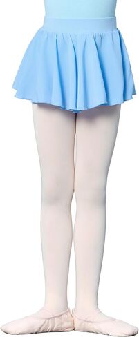 Ballet Skirts for Children Pull On Elastic Waist Dance Skirt Girls Elegant Chiffon Ballerina Dance Skirt in Saudi Arabia