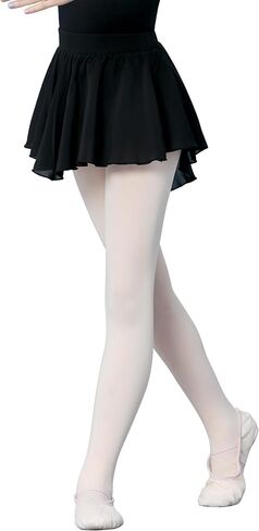 Ballet Skirts for Children Pull On Elastic Waist Dance Skirt Girls Elegant Chiffon Ballerina Dance Skirt in Saudi Arabia