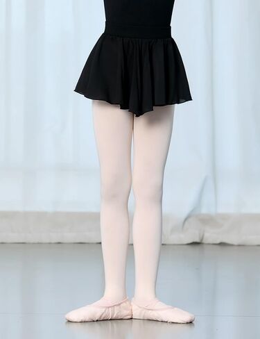 Ballet Skirts for Children Pull On Elastic Waist Dance Skirt Girls Elegant Chiffon Ballerina Dance Skirt in Saudi Arabia