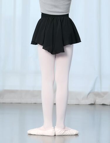Ballet Skirts for Children Pull On Elastic Waist Dance Skirt Girls Elegant Chiffon Ballerina Dance Skirt in Saudi Arabia