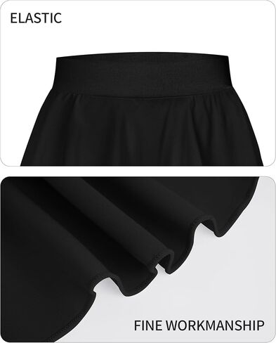 Ballet Skirts for Children Pull On Elastic Waist Dance Skirt Girls Elegant Chiffon Ballerina Dance Skirt in Saudi Arabia