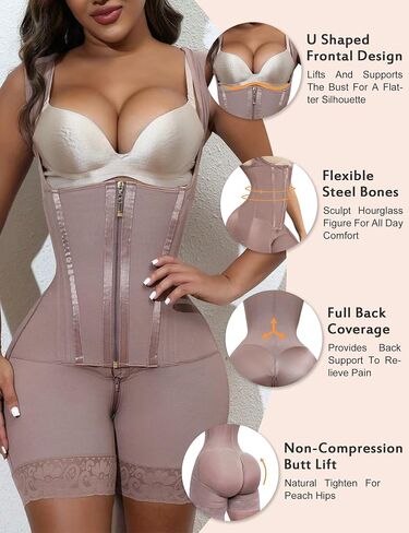 Gainkee fajas colombianas moldeadoras للنساء للنساء التحكم في الجسم المشكل المشكل بعقب رفع bodysuit حزام in Kuwait