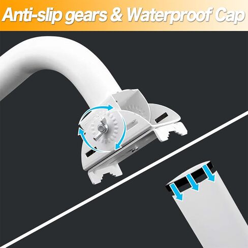 Universal Point to Point Wireless Bridge Pole Mount Bracket,J Pole Mount for Antenna and Outdoor Access Point,Pole and Wall-Mounted Mount for Outdoor Access Antenna Tp-Link and starlink 4-Pack in Saudi Arabia