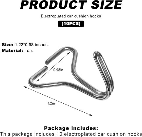 20 PCS COR COR COVER HAIBS ، Fixing Hanger Fortener Clip Clip for Car Headrest Cover ، Fixing Hook for Oper Cushion Cushion Mat Enlacement in Kuwait
