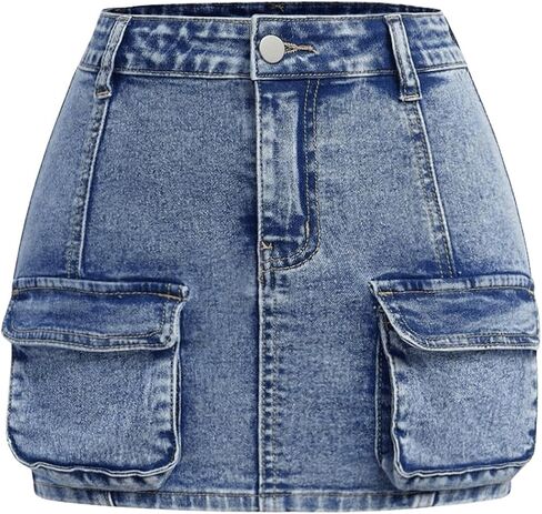 Gorglitter Girl's Mini Denim Chaim Zipper Fly Righ in Kuwait