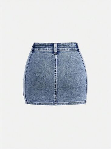 Gorglitter Girl's Mini Denim Chaim Zipper Fly Righ in Kuwait