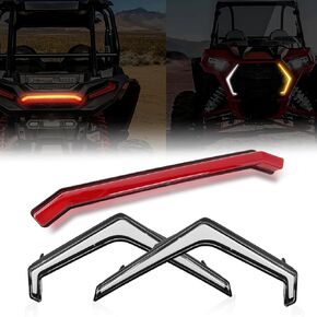 أضواء Nilight Turn Signal Fang Lights LED Fang Accent Street Legal Front Signature Lights متوافقة مع Polaris RZR XP 1000 Turbo Accessories 2019 2020 2021 2022 2023، ضمان لمدة عامين in Saudi Arabia