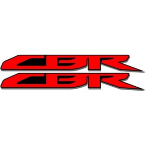 Fairing Sticker Decal Reflective Silver CBR Sticker Decal for Honda CBR600 CBR1000RR (Red)