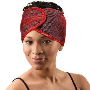 DONNA Argan Mesh Hair Wrap for Women - BLACK 1pc Cool Mesh Wrap (BLACK)