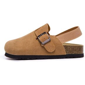 dubuto Kids Toddlers Cork Clogs for Boys Girls
