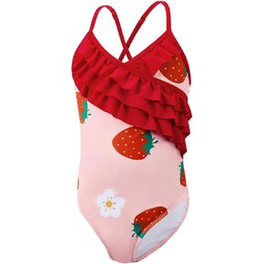 American Trends Girls One Piece Swimsuits Suits Beach Bathing Suits for Girls's One One Sweat
