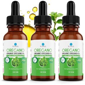 Dr. Robaina 100 ٪ OREGANO OIL OLE-CARVACROL High Carvacrol 87 ٪ ، الدعم المناعي والهضم-مضغوط البرد ، نباتي-Subsp. هيرتوم من اليونان