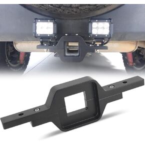 Tow Hitch Bracket 3 Inch Towing Hitch Mounting Bracket,Universal Tow Hitch Back Up Light Mounts for LED Pods Reserve Lights Compatible with Truck Trailer RV SUV