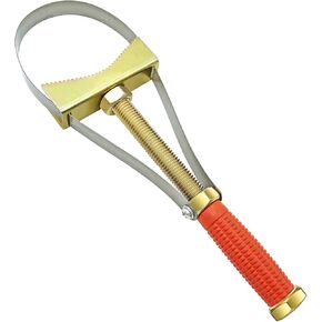 Heavy Duty Oil Filter Wrench,Adjustable Oil Filter Removal Tool,fits for larger size oil filters,fits for larger vehicles,large truck/large tractor/Excavators etc,Adjustable Strap 9-15 cm Diameter