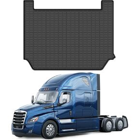 حصيرة السرير متوافقة مع Freightliner Cascadia 2018-2023 ، حصيرة سرير مطاطية شاحنة لإكسسوارات Freightliner All-Weather ، تشمل الخدمة الثقيلة مجموعة واحدة من أجهزة الكمبيوتر
