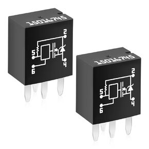 2 PCS 601-218 15016745 ترحيل متعدد الأغراض ، مرحل الأمامي من 4 أسنان متوافق مع GMC ، شيفروليه وبويك ، RELAY 15016745 للتتابع FUSE CHEVROLET-RY560
