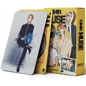 55 Pcs Kpop BTS Jimin PhotoCards New Solo Album (Muse) Merch Lomo Cards
