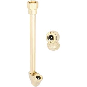 1/4 Tire Air Chuck, Internal Thread Pump Nozzle + Pump Rod Pneumatic Tools Tire Chuck for Inflator Gauge Compressor Accessories, Head Tire Chuck (1/4)