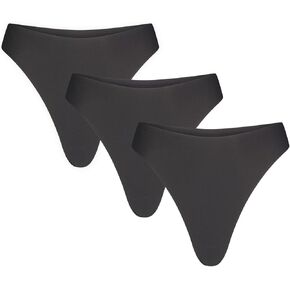 Negative Underwear – Base High Thong – No Show Thongs For Women - 3 Pack