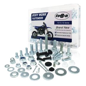 330PCS Body Work Bolt Kit Fit for YZ426F YZ450F YZ250F YZ400F YZ250X YZ250FX YZ450FX YZ65 YZ80 YZ85 YZ125 YZ250 Mororcycle Body Engine Fender Fasteners Bolts Set