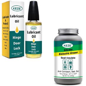 Keze Dielectric Grease Automotive Electrical Grease for Connectors Grasa 8 oz Door Hinge Lubricant Door Squeaky Fix Lubricating Oil 1 oz 1 Pcs