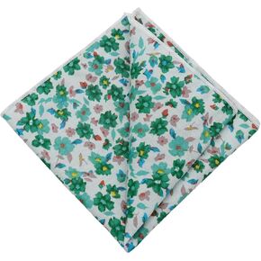 Floral Pocket Square, Cotton Pocket Squares for Men Printed Handkerchief Flower Handkerchiefs for Wedding Party