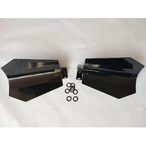 Large Gloss Black Coffin Cut Handguards - Upgrade for Harley Sportster, Touring Models (Road Glide, Street Glide, Road King 2007-2023)