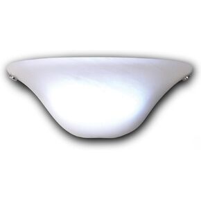 إنه إضاءة مثيرة IEL-4400 Frosted Marble Glass Conical Sconical ، شمعدان على الجدران التي تعمل بالبطارية مع توقيت مدته 4 ساعات