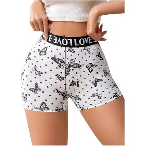 SOLY HUX Women's Graphic Female Boxer Briefs, Funny Boy Shorts Panties for Teen Girls, Cute Novelty Underwear for Women in Kuwait
