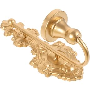 HANABASS Cast Iron Wall Candle Sconce Metal Wall Hanging Sconce Vintage Candle Holder Decorative for Living Room Bedroom Home Weddings Event Yard Channel, Golden