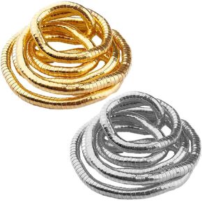 Bendable necklace snake chain versatile infinite loop necklace armband, bracelet and choker