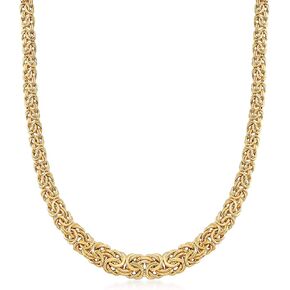 Ross-Simons 18kt Yellow Gold Byzantine Necklace