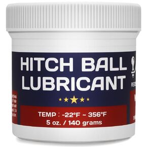 Trailer Hitch Ball Lubricant Waterproof Grease with PTFE 5oz,Reduces Friction & Wear & Noise on Tow Hitch Mount Balls,King Pins,Hitch Locks,Jacks,etc.