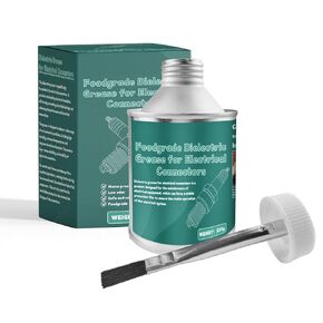8oz Silicone Dielectric Grease for Electrical Connectors, Silicone Paste Automotive with Brush, Spark Plug, O Rings, Marine, Insulation Protection, Waterproof & Heat Resistant