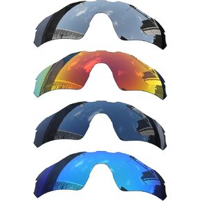 Acefrog 4 قطع العدسات الاستبدال المستقطبة لـ Oakley Radar EV Path OO9208 نظارة شمسية ، ملائمة تمامًا ، عازلة ، مضاد للخلع ، حزمة قيمة