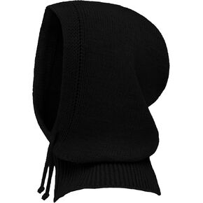 Lilax Hooded Scarf Hat for Women, Balaclava Knit Skull Cap Beanie Hat