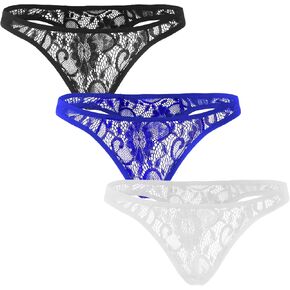 Men's Underwear Mens Lace Thong Underwear Sissy Clothes for Men Breathable Lace Underwear for Men in Kuwait