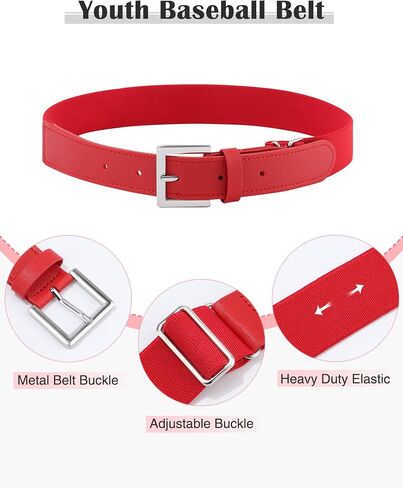 AWAYTR Youth Baseball Socks and Belt -Kids Baseball Belt for Boys Girs Softball in Saudi Arabia