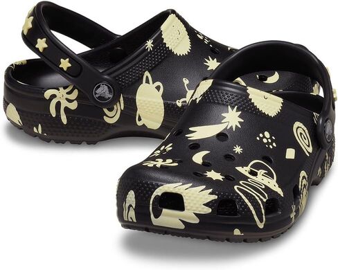 Crocs Unisex-Child Classic Glow in The Dark Clogs (Toddler) in Saudi Arabia