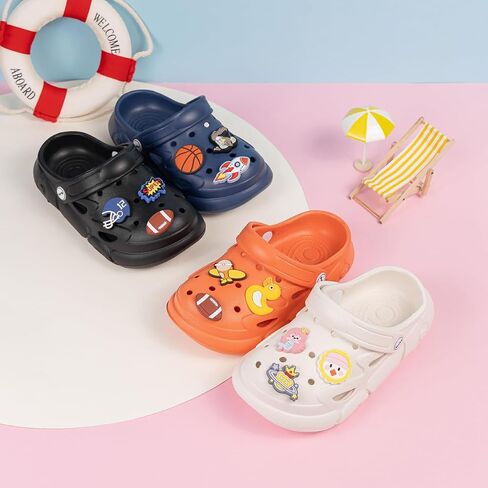 ISINSER Boys Girls Clogs Shoes Toddler Garden Glogs Sandles Cute Summer Water Shoes Slip On Clogs Indoor Outdoor Children Beach Pool Shoes in Saudi Arabia