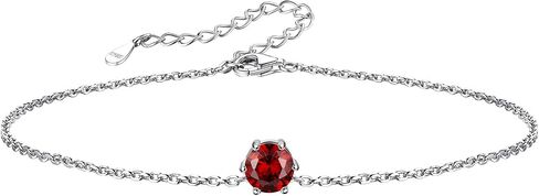 Silvora 925 sterling Silver Anklets للنساء ، طيور Round Roundstone Ankle Beach Anclet Summer ، 8.7-10.7 بوصة. in Saudi Arabia