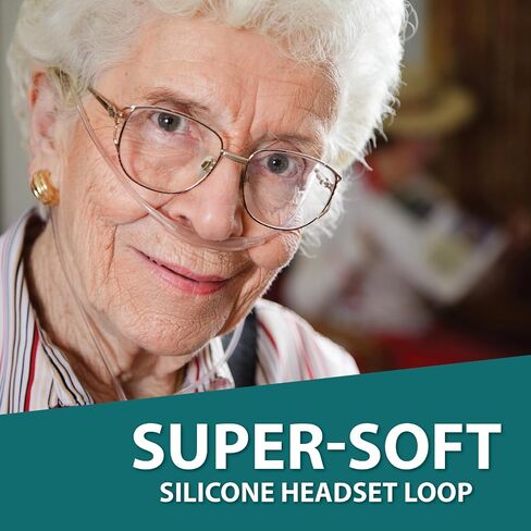 Super-Soft Nasal Cannula | Gentle on Nose, Cheeks and Ears | 0 FT | Adult-Size | Lightweight, Over-The-Ear Design (3) in Saudi Arabia