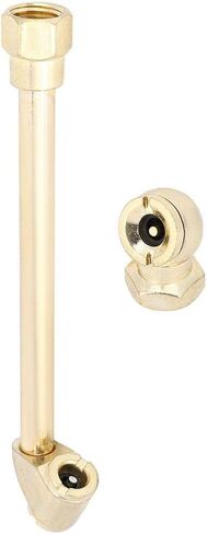 1/4 Tire Air Chuck, Internal Thread Pump Nozzle + Pump Rod Pneumatic Tools Tire Chuck for Inflator Gauge Compressor Accessories, Head Tire Chuck (1/4) in Saudi Arabia