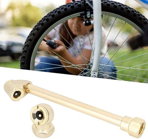 1/4 Tire Air Chuck, Internal Thread Pump Nozzle + Pump Rod Pneumatic Tools Tire Chuck for Inflator Gauge Compressor Accessories, Head Tire Chuck (1/4) in Saudi Arabia
