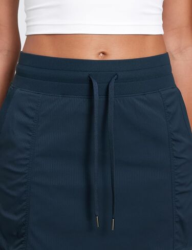 CRZ YOGA Lightweight High Waisted Skirts for Women Golf Casual Athletic Drawstring Skort with Side Pockets in Saudi Arabia